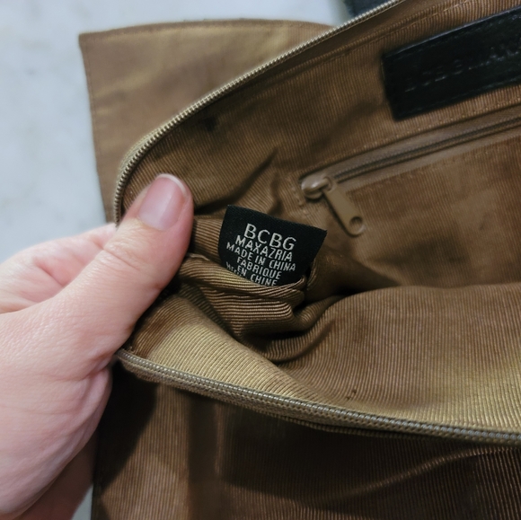 BCBG MaxAzria Black Box Real Leather Clut… - Picture 9 of 9